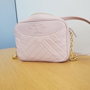 Pink crossbody bag
